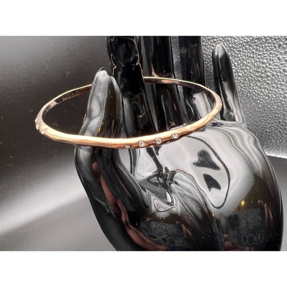 STELLA & Dot Rose Gold and Crystal Bangle - Picture 1 of 7